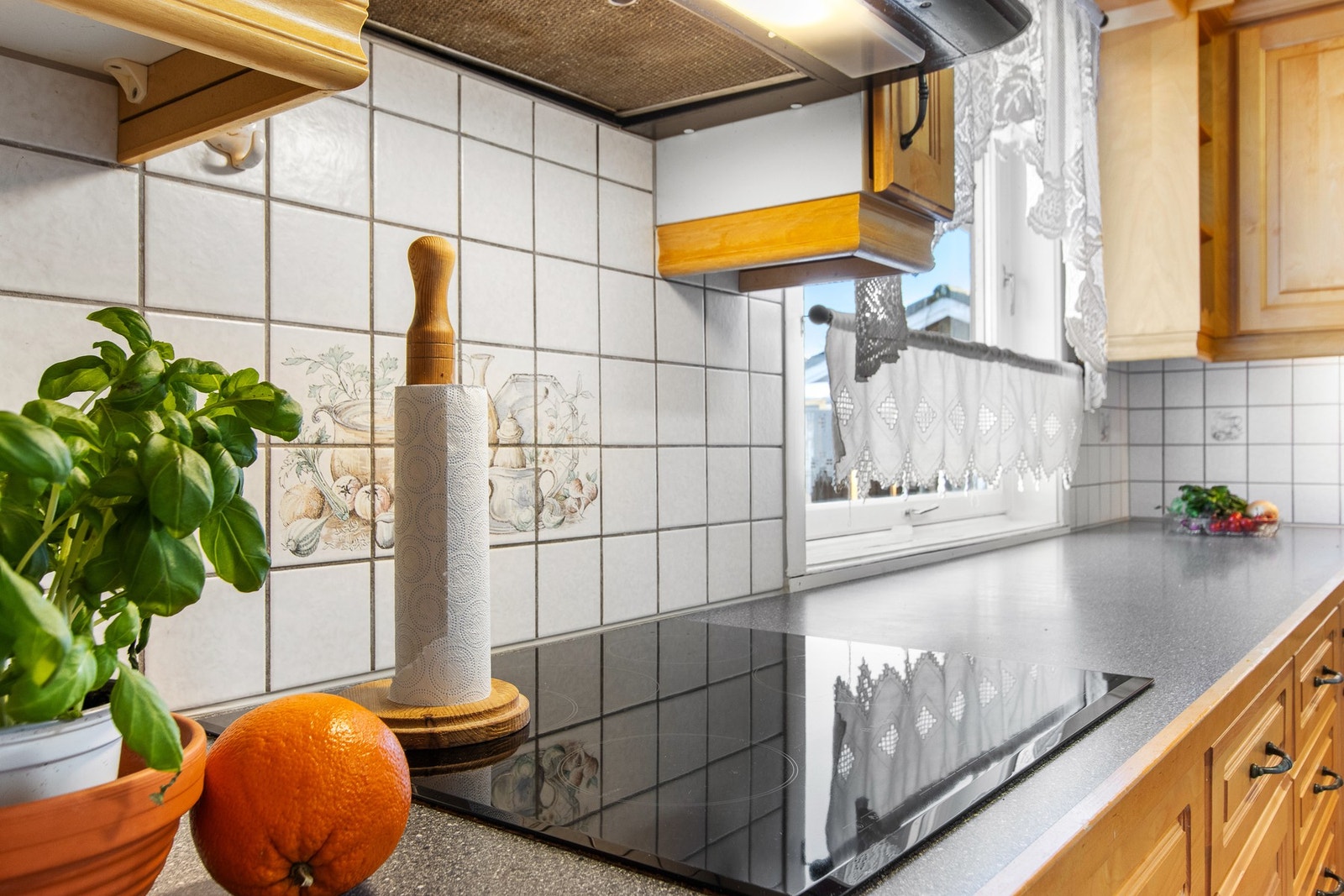 Detaljbilde på kjøkken. Galleribilde