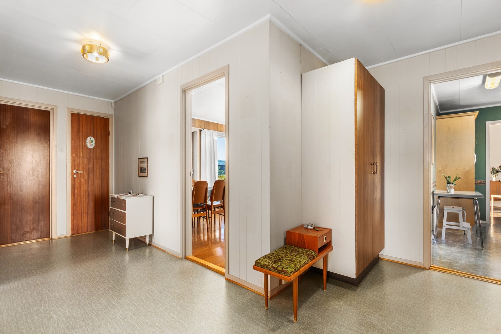 Gang ved vindfanget. Galleribilde