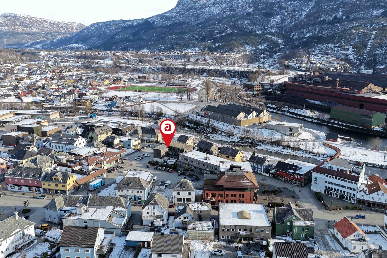 Oversikt sentrum Galleribilde