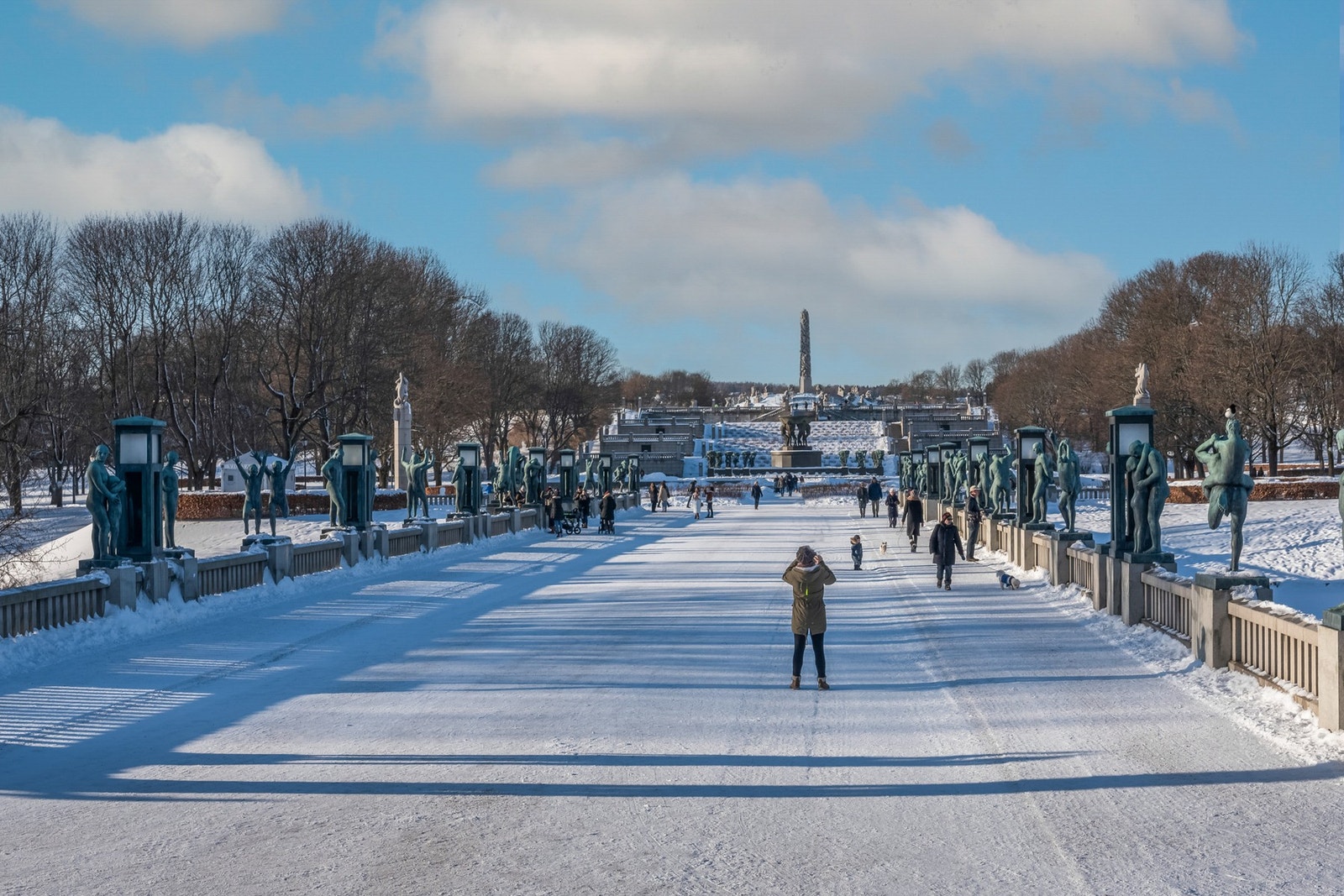 Her finner man turstier, dammer og grøntområder perfekt for turer, jogging og parkliv Galleribilde
