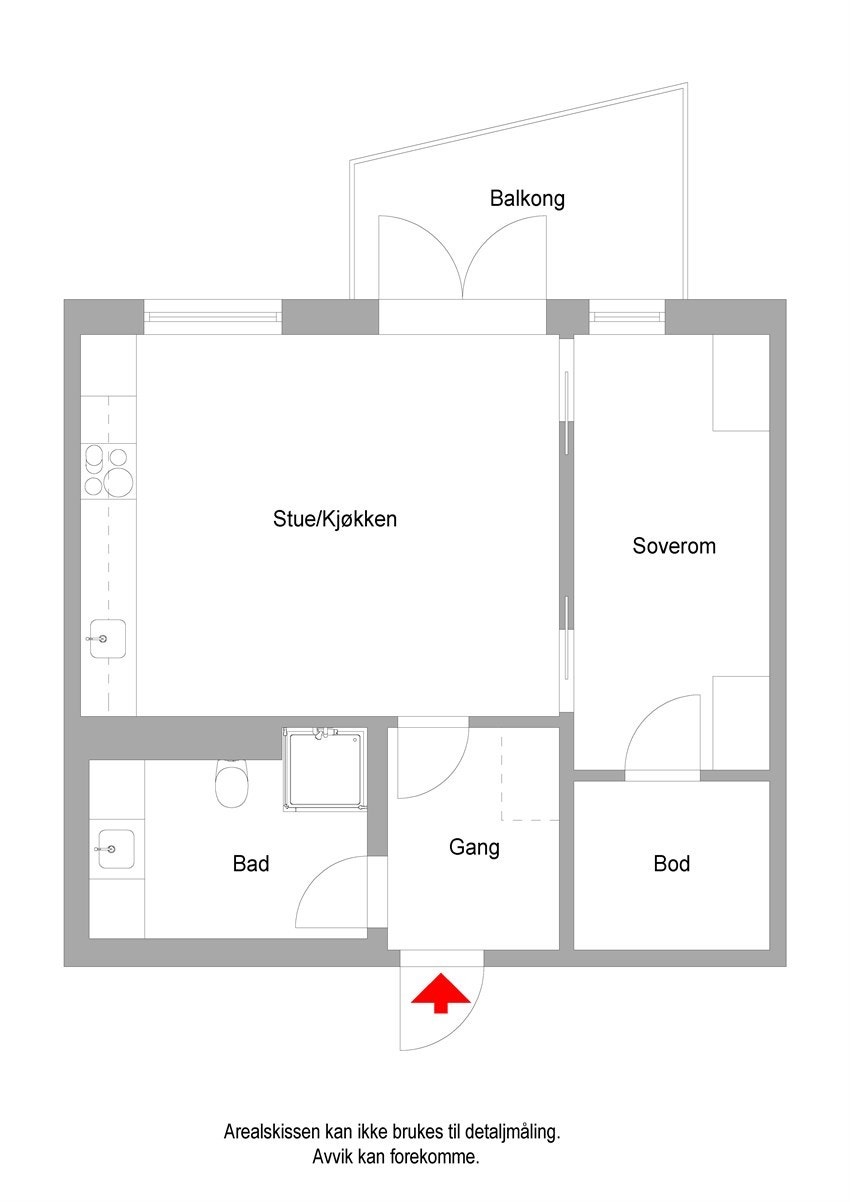 Plantegning Galleribilde