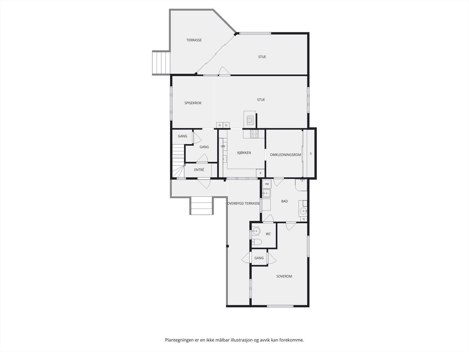 Plantegning 1. etasje. Galleribilde