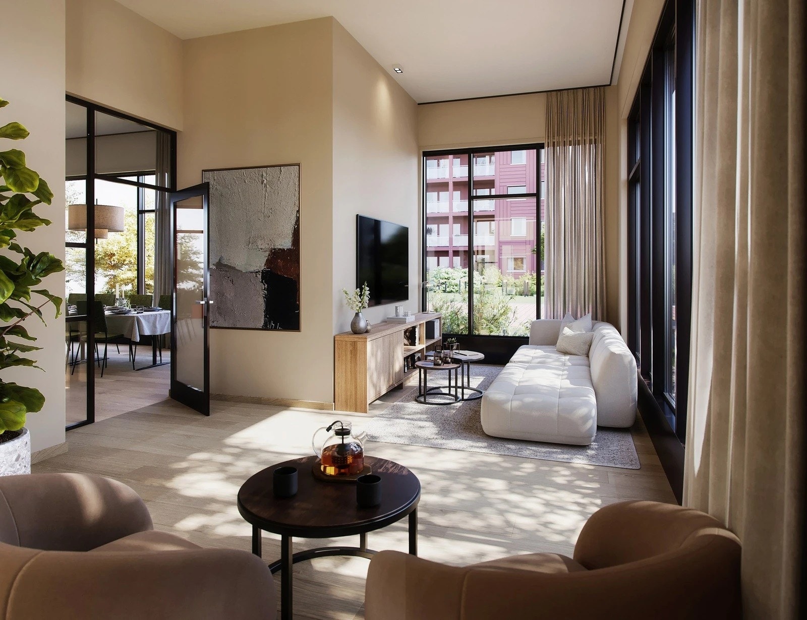 Hus 1 Felleslokale m. treningsrom, serviceområde mv. Galleribilde