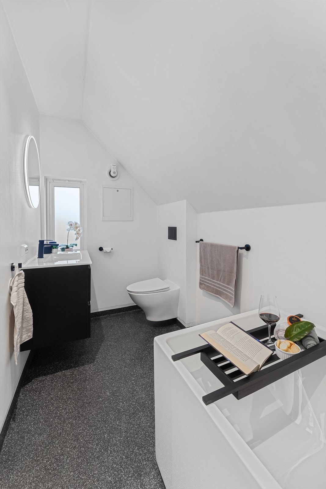 Bad på loft Galleribilde