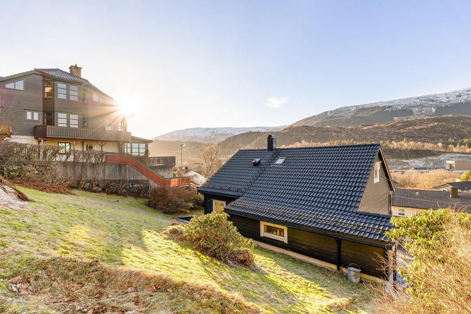 Her er det gode muligheter for beplantning for dem som ønsker det. Galleribilde