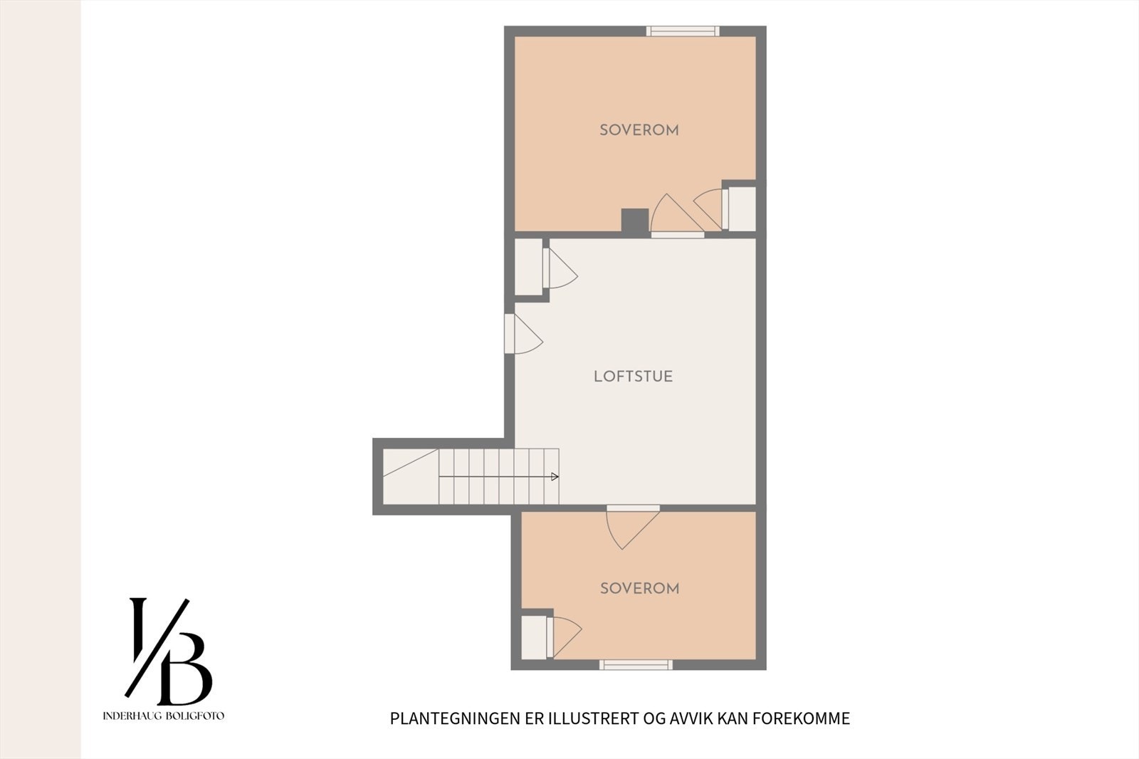 Plantegning loft. Galleribilde