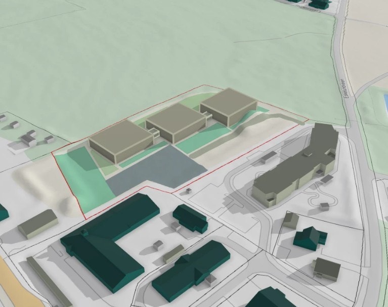 Ryggeveien 433 - 7000 BTA fra nordvest Galleribilde