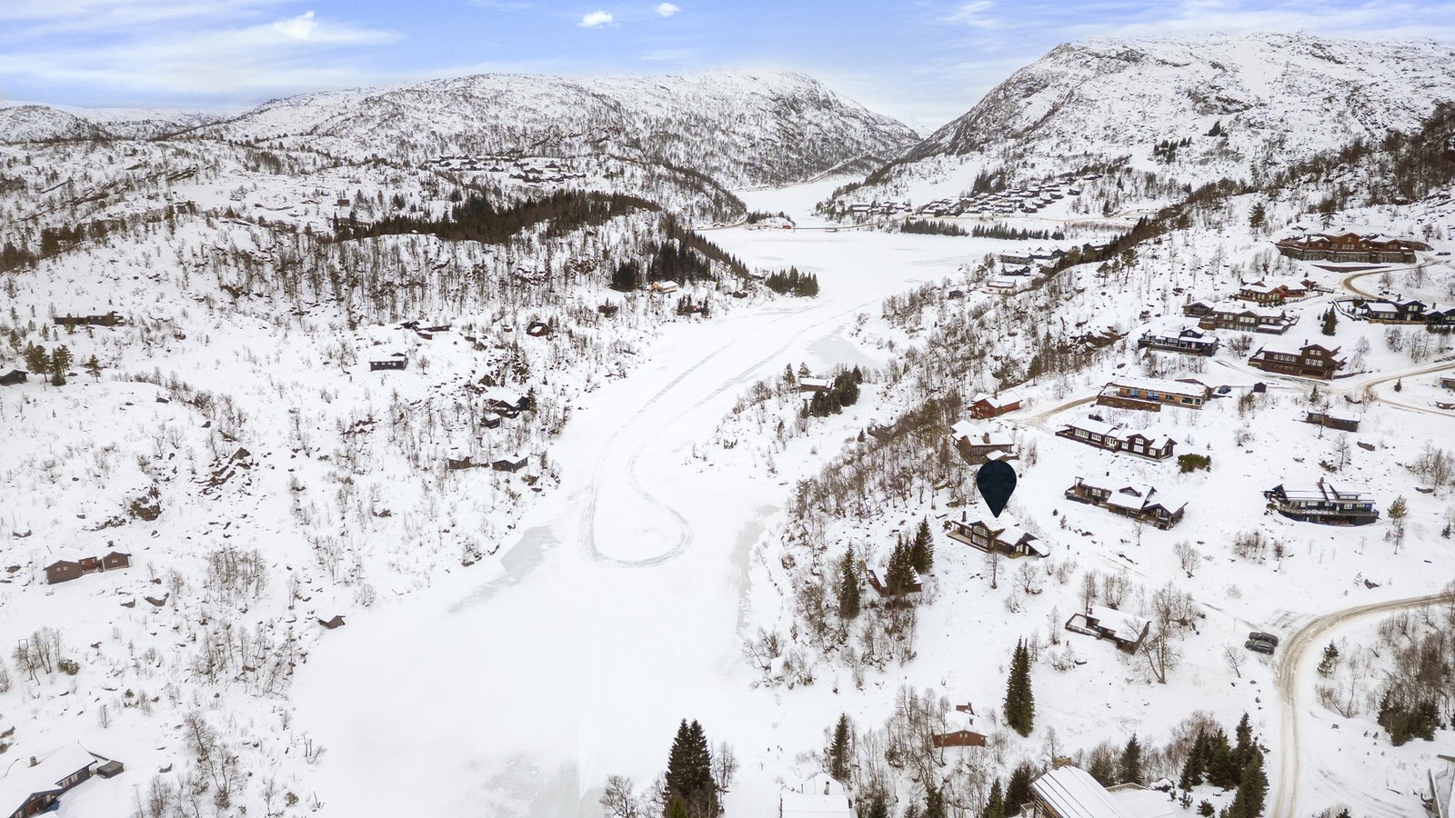 Hytta har i praksis ski in/out til Ålsheia. Galleribilde