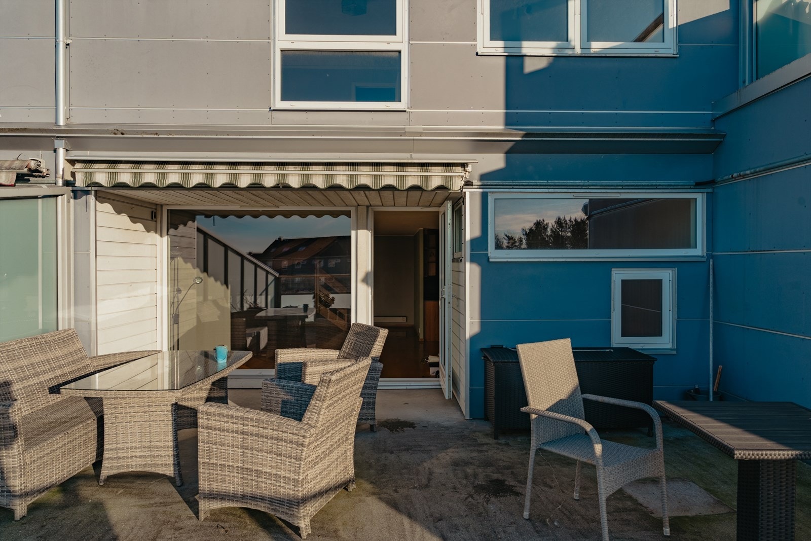 Dette gir en naturlig forlengelse av stuen. Galleribilde