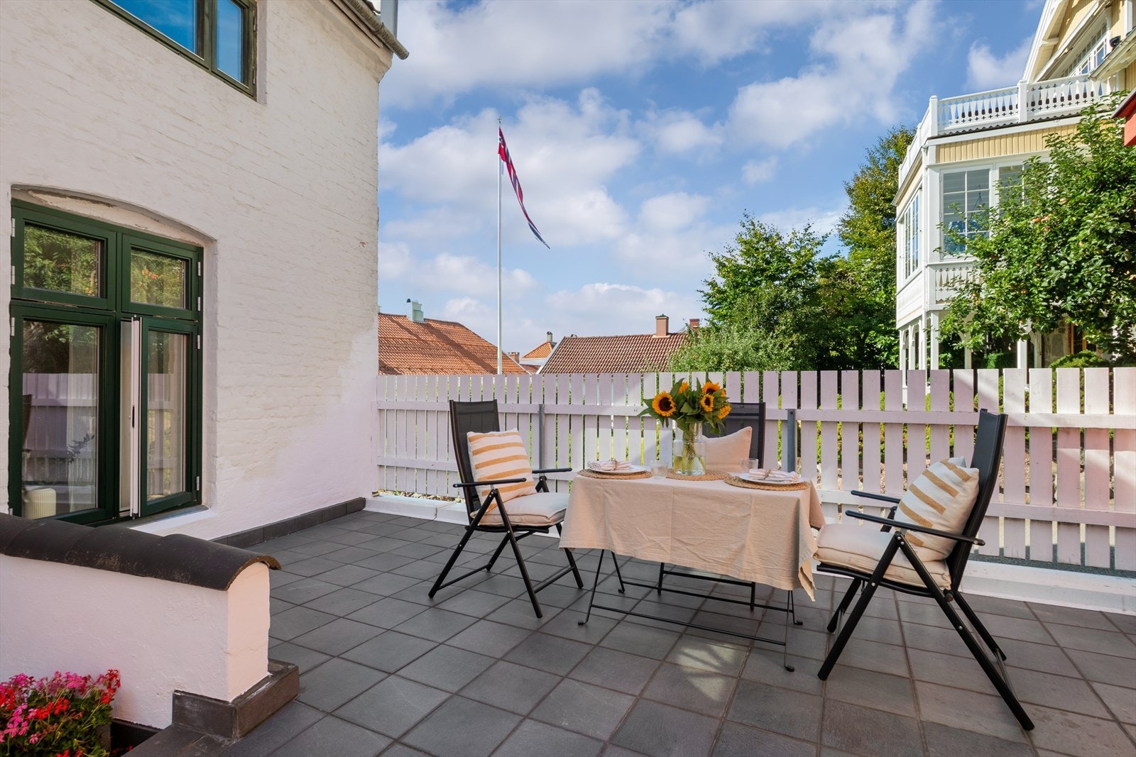 Idylliske uteplasser Galleribilde