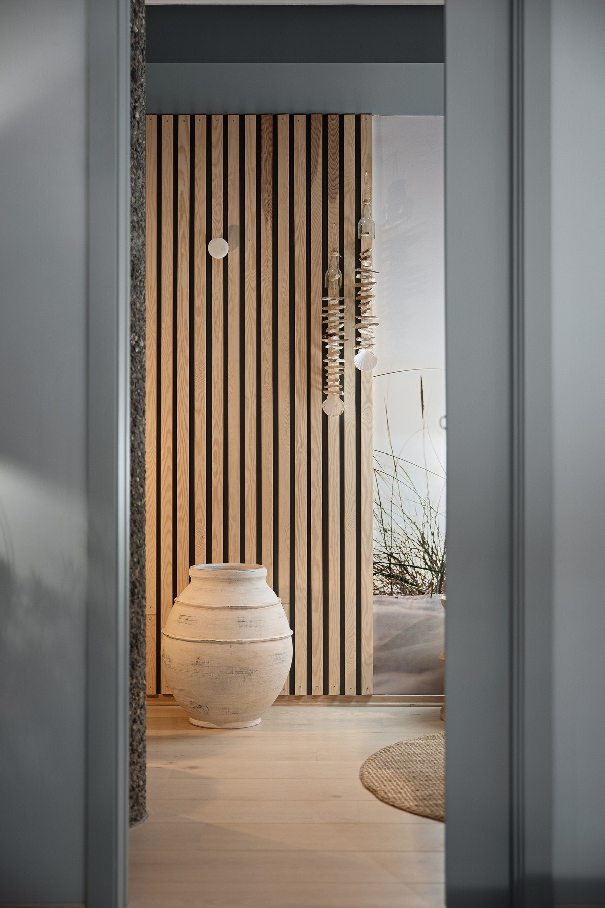 Detaljbilde mot soverommet. Galleribilde