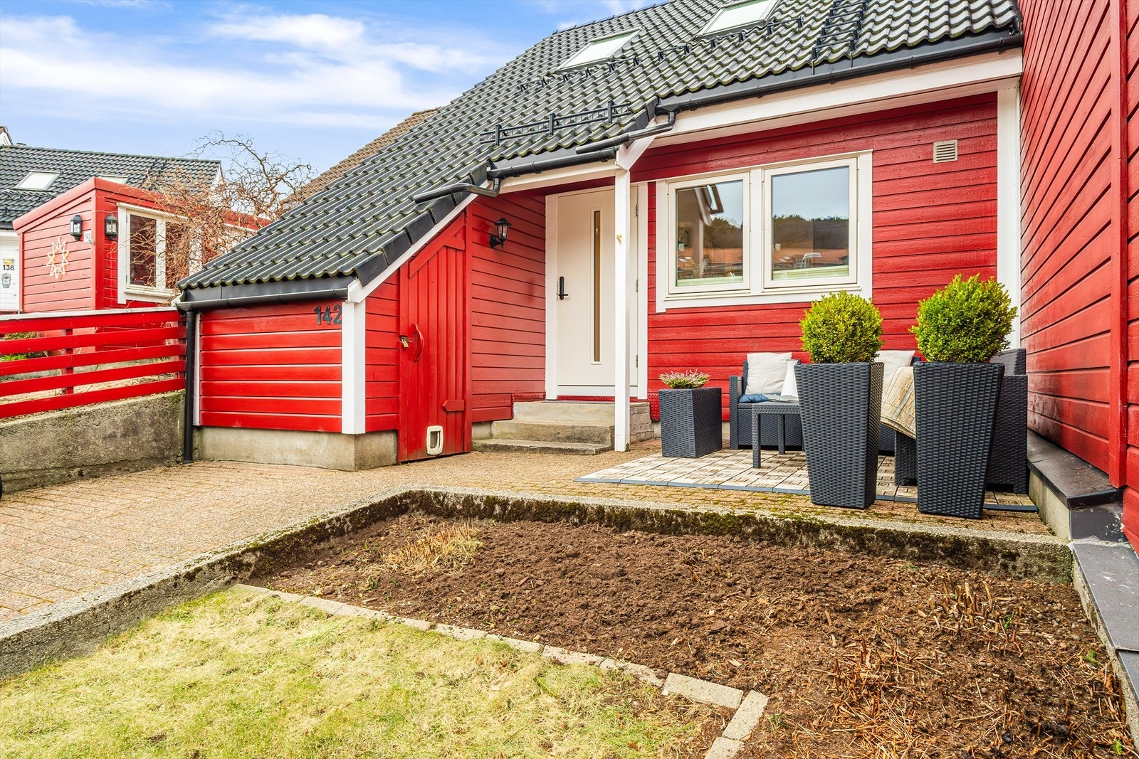 Huset fikk nytt tak i 2019. Galleribilde