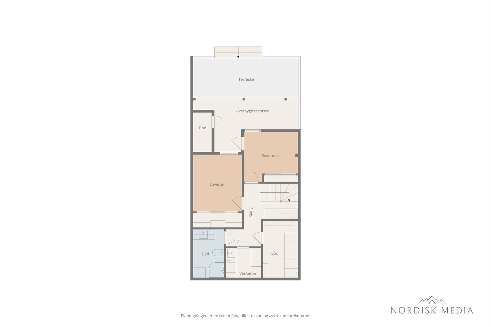 Plantegning for underetasjen. Galleribilde