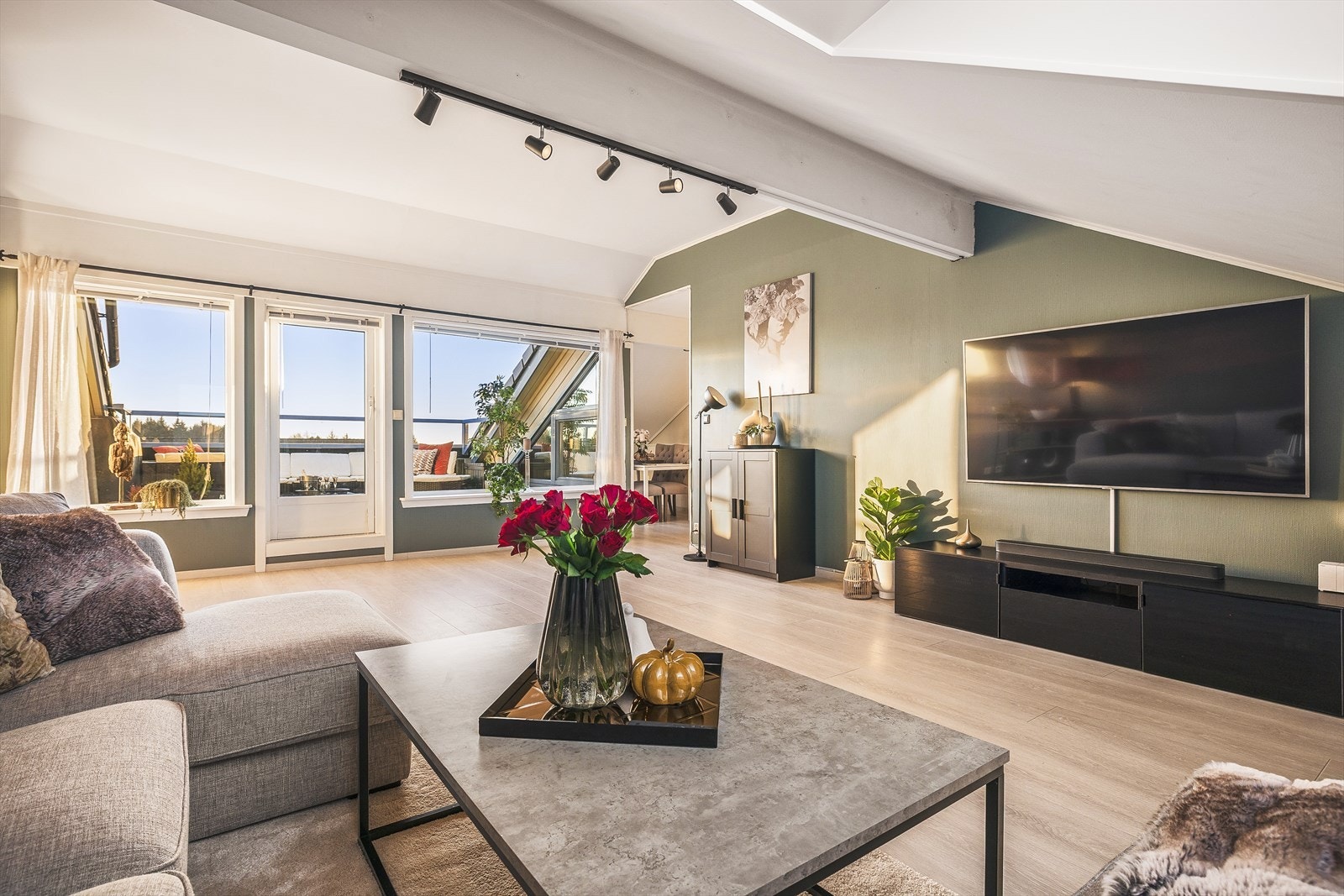 Koselig stue med god atmosfære Galleribilde