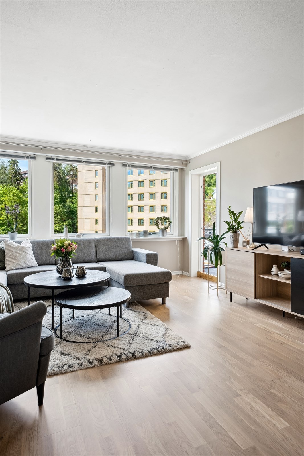 Trevinduer med 3-lags isolerglass fra 2018. Galleribilde