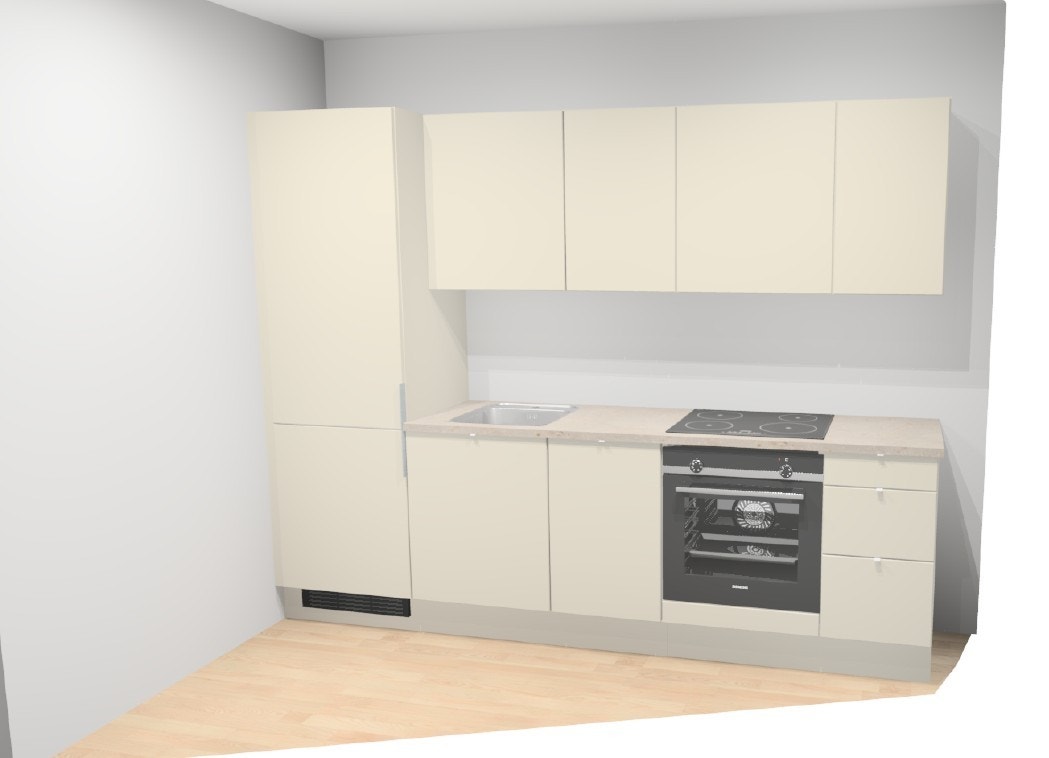 Kjøkkentegninger for leiligheten Galleribilde