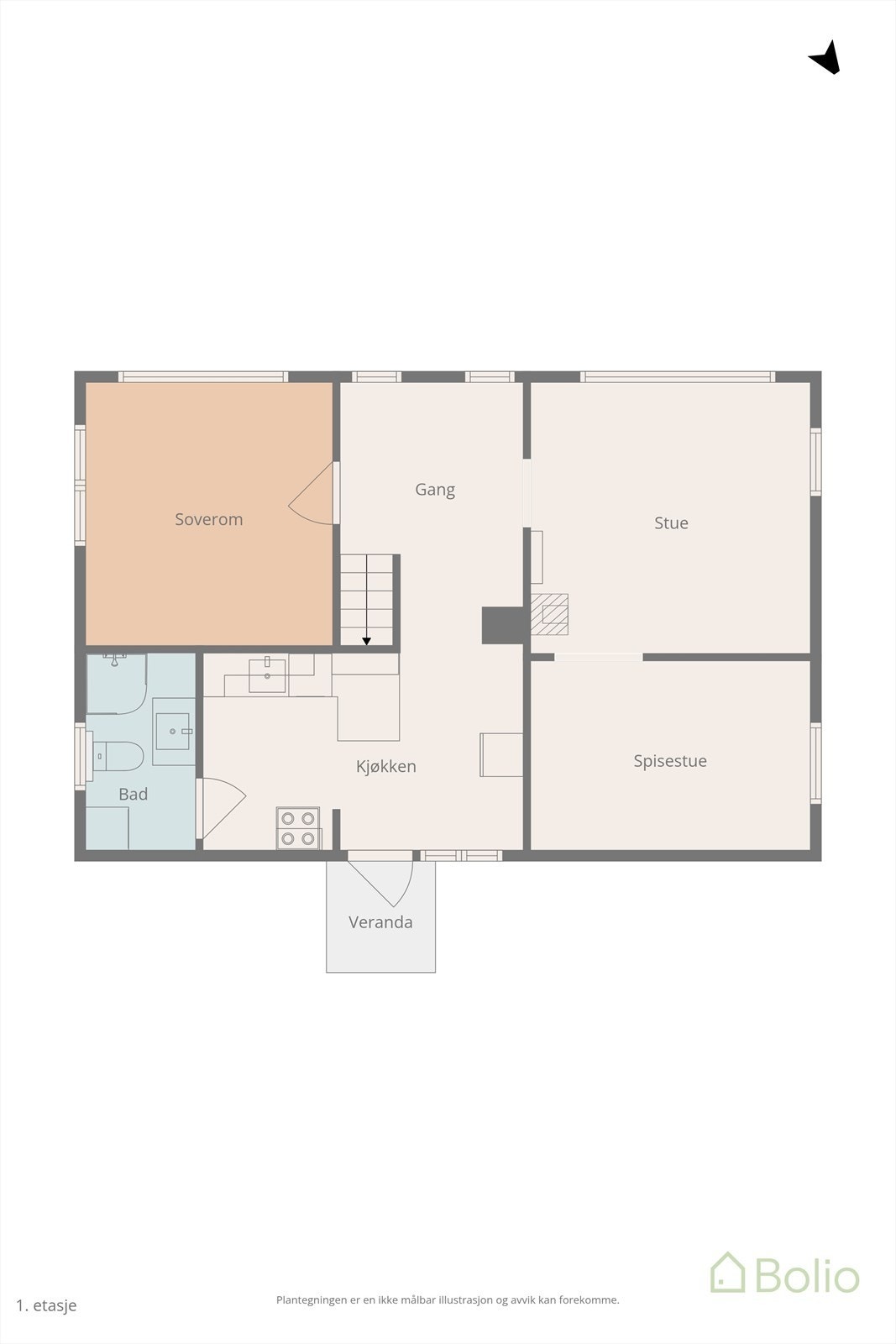 Plantegning Galleribilde