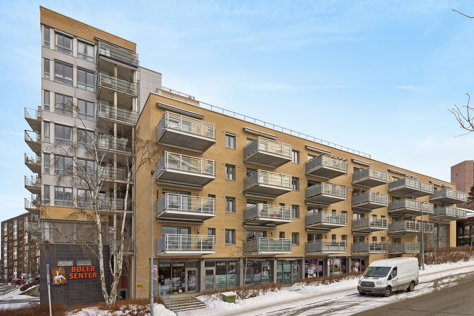 Bøler Senter borettslag består av 131 andelsleiligheter. Galleribilde