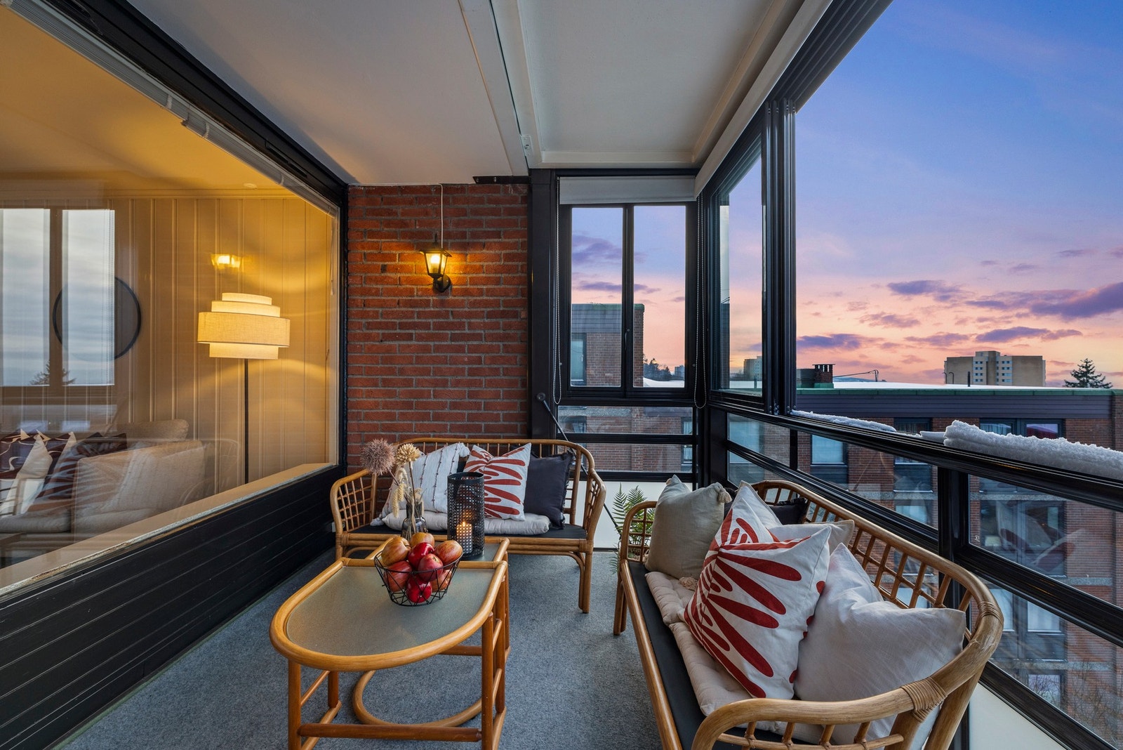 Lun kveldsstemning Galleribilde