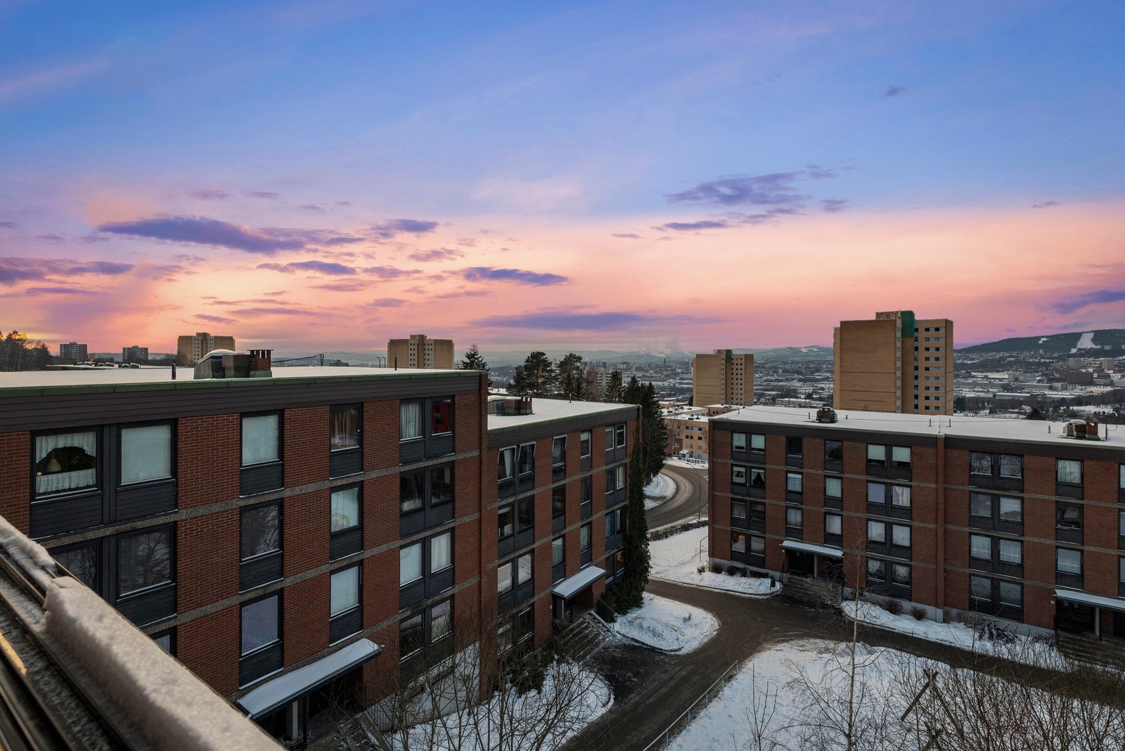 Nydelig kveldsutsikt Galleribilde