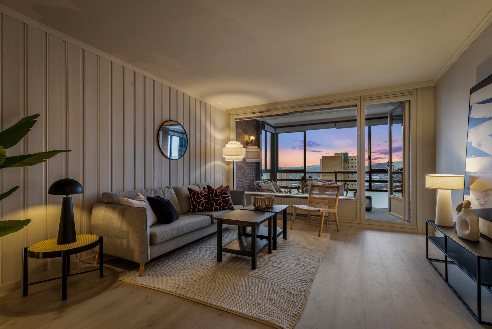 Lun kveldsstemning Galleribilde