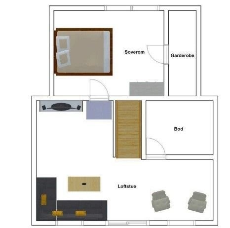 Plantegning 3. etasje. Galleribilde