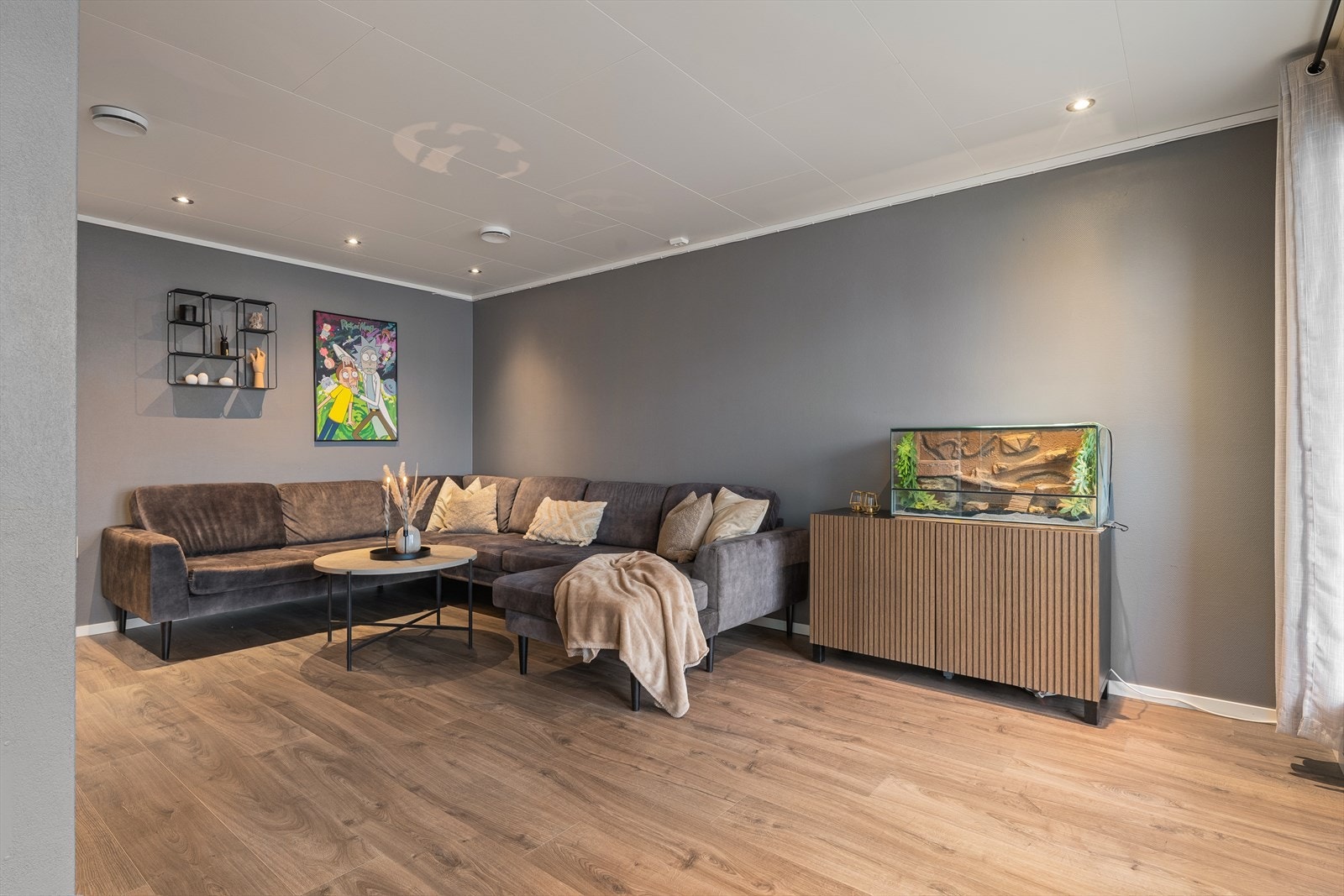 Leiligheten fremstår innbydende og har god planløsning Galleribilde