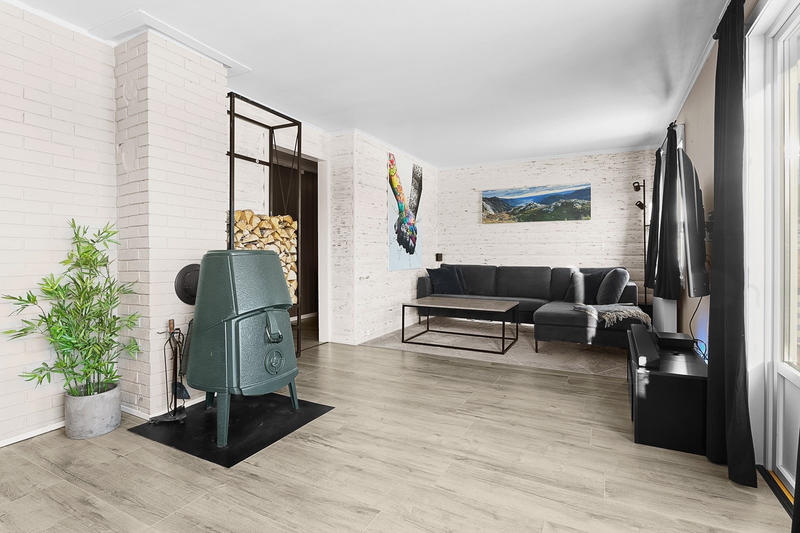 Stue i vinkelløsning Galleribilde