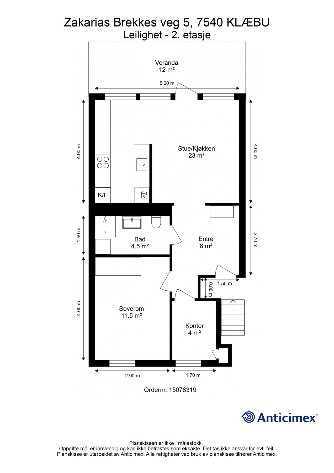 Planskisse. Galleribilde