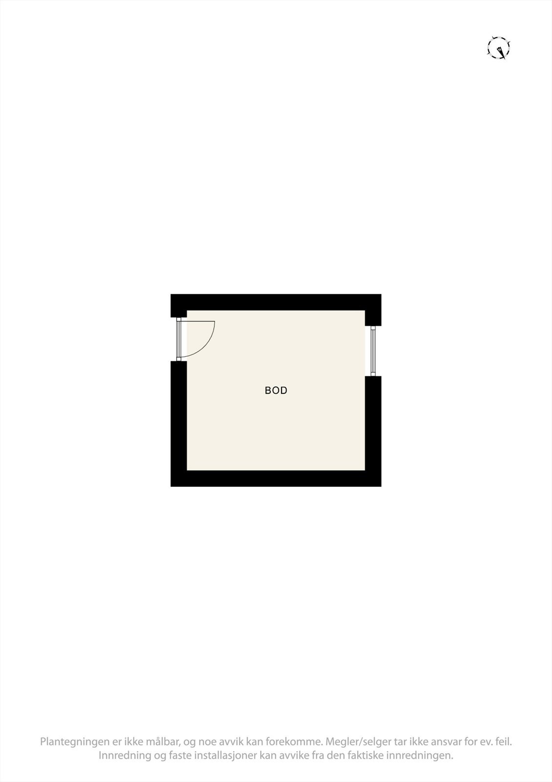 Med leiligheten følger rikelig med lagringsplass i to kjellerboder og på loftet. Galleribilde