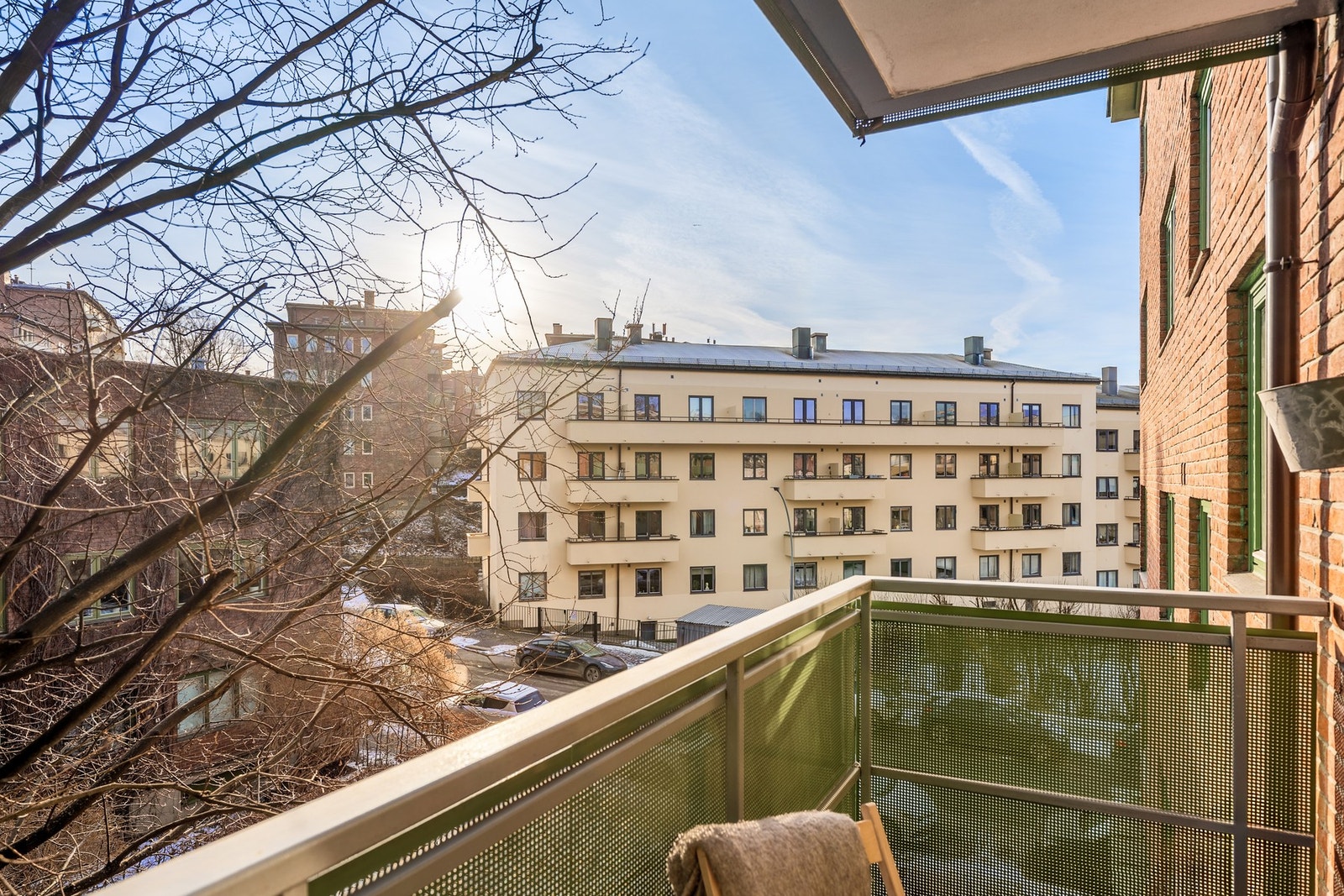 Utsikt fra balkong. Galleribilde