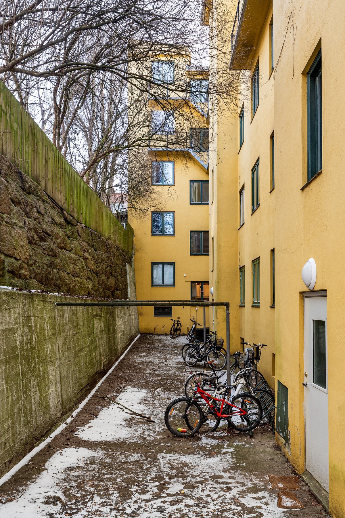 Sykkelparkering. Galleribilde