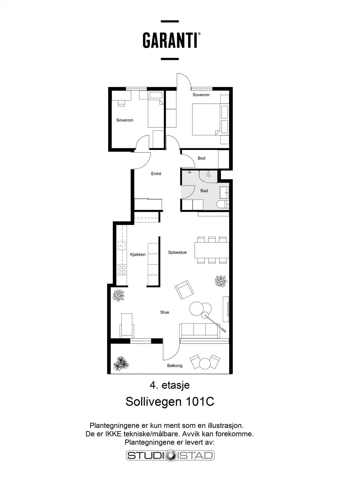 Plantegning. Galleribilde