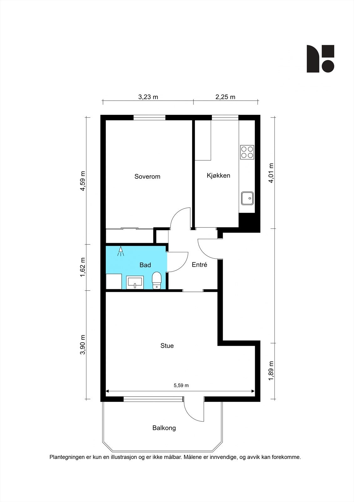 Plantegning Galleribilde