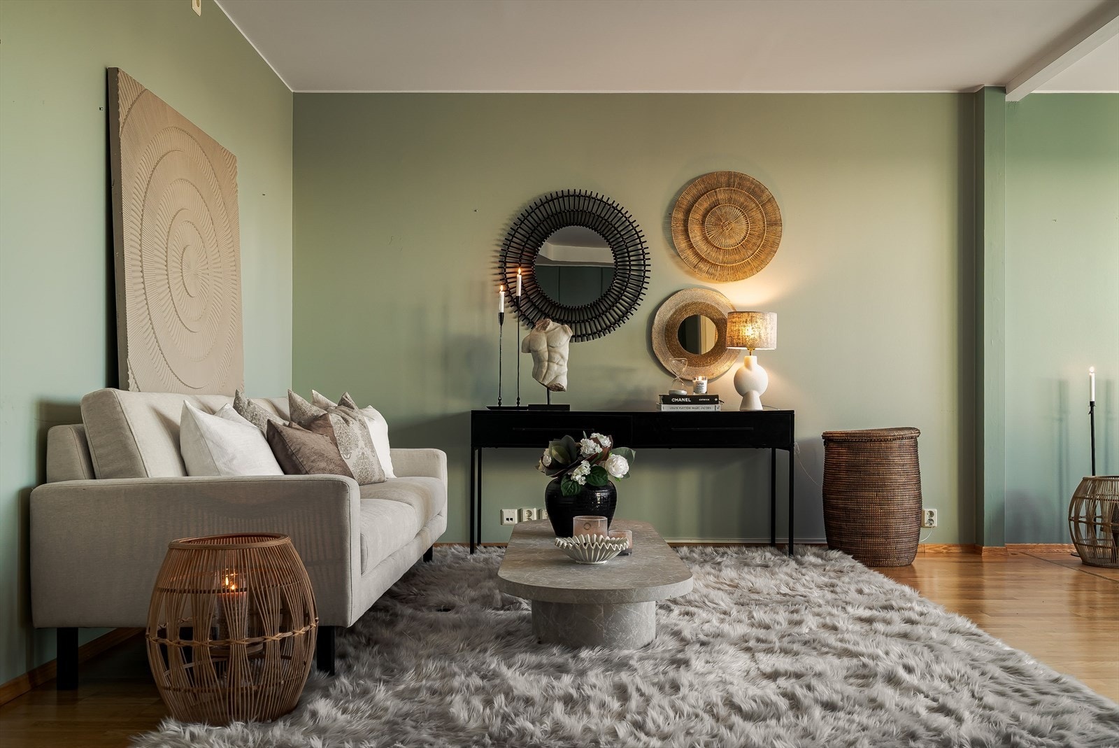 Boligen oppvarmes med fjernvarme. Galleribilde