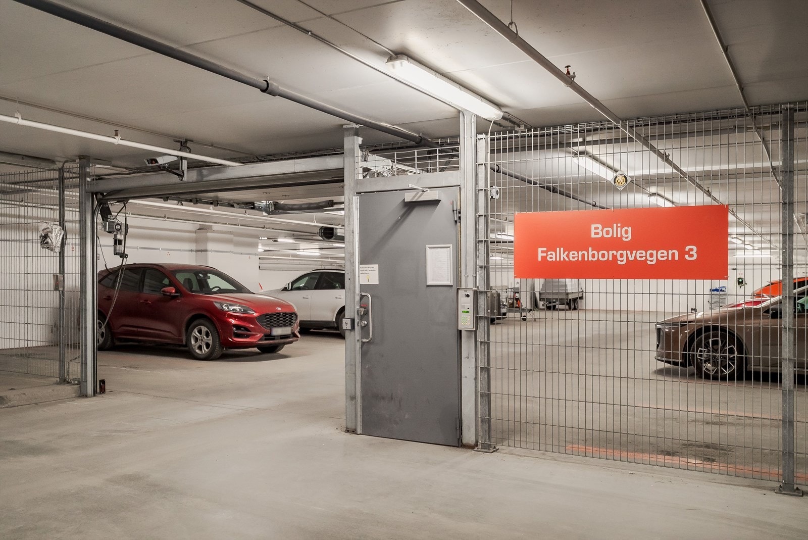 Fast parkeringsplass i P-huset på Sirkus Shopping. Galleribilde