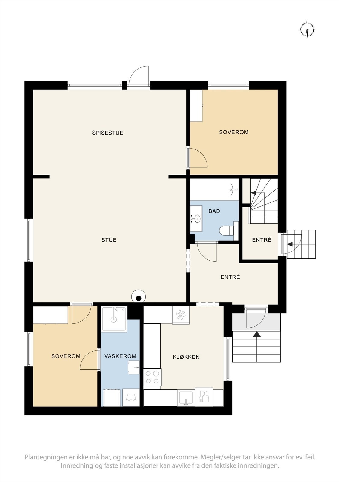 Plantegning 1.etasje Galleribilde