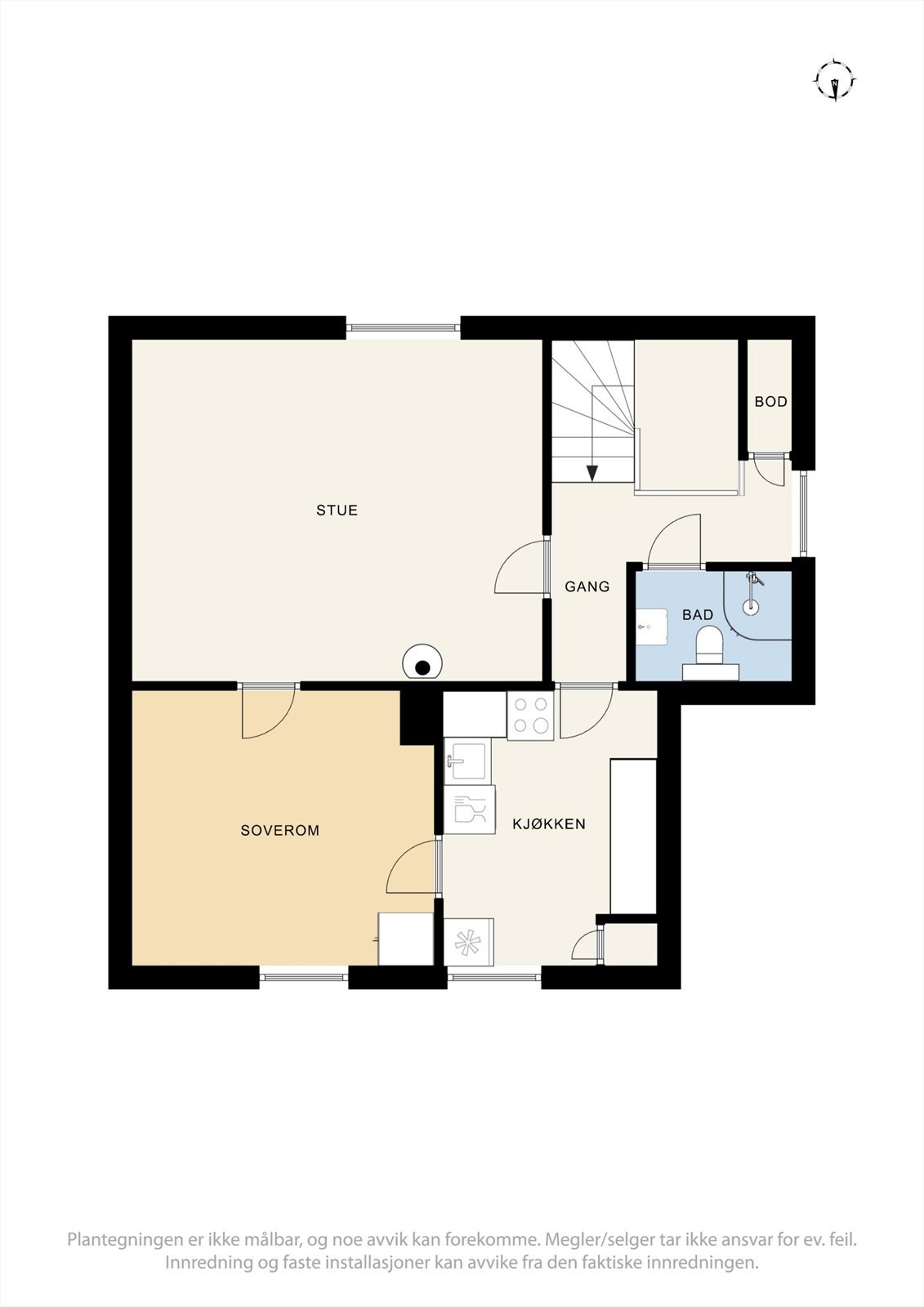 Plantegning 2.etasje Galleribilde