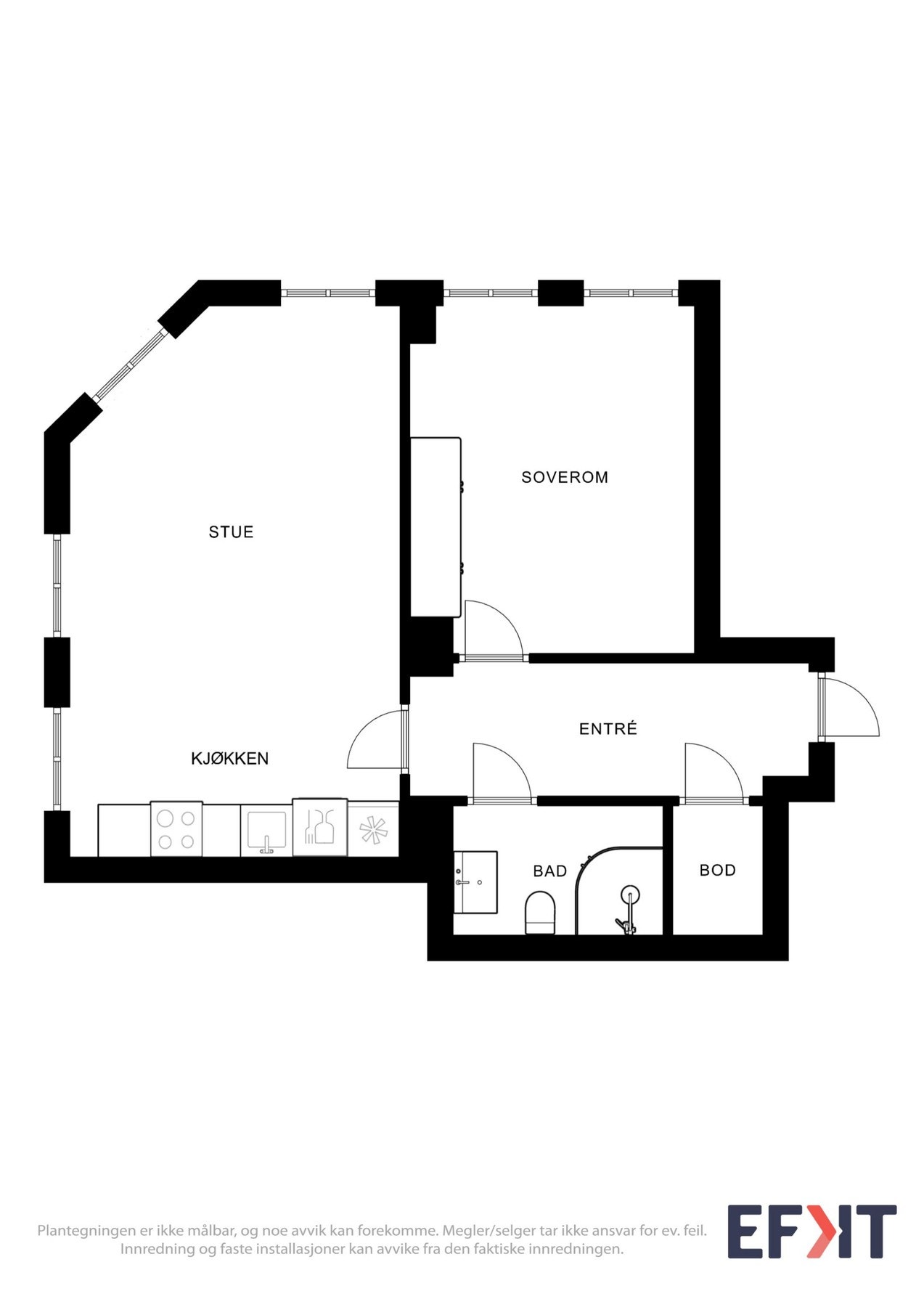 2D Plantegning. Galleribilde