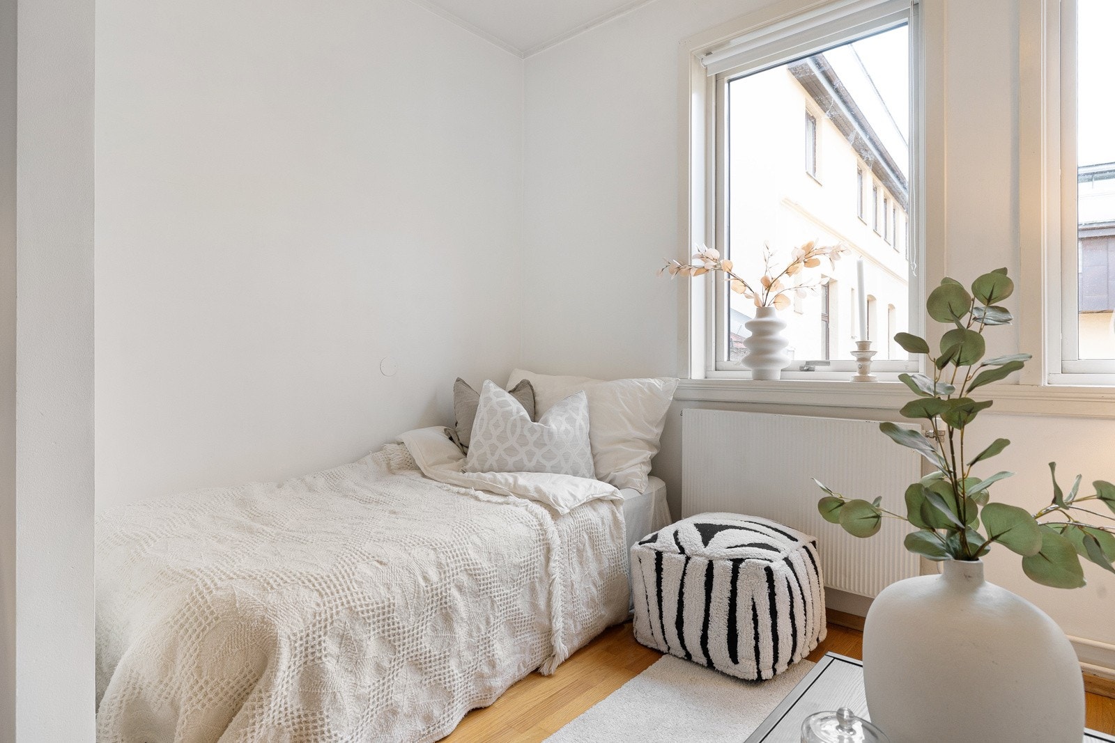 Planløsningen byr på mulighet for alkoveløsning Galleribilde