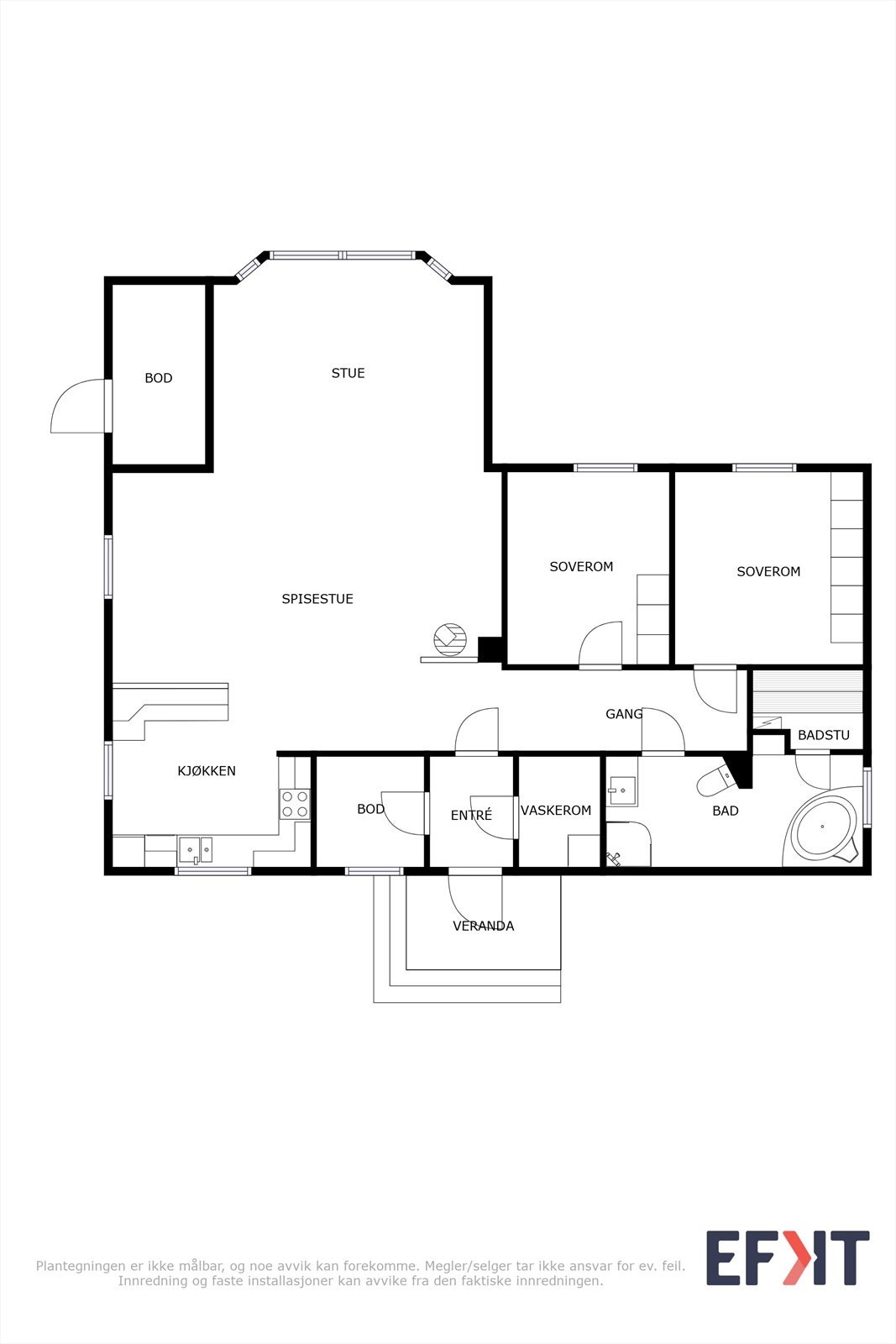 Planskisse Galleribilde