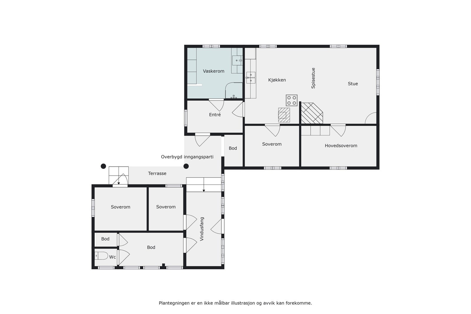 Plantegning Galleribilde