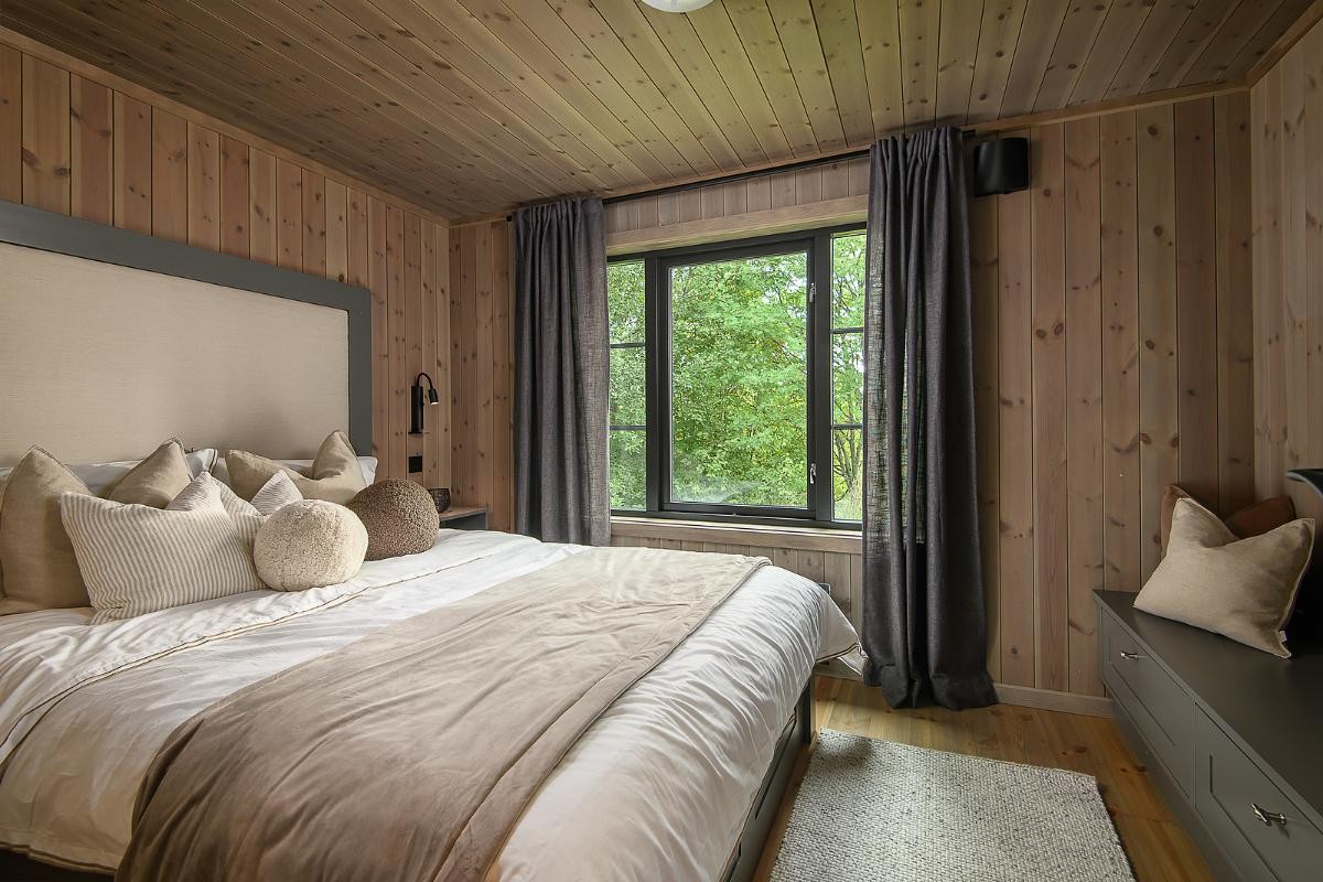 interiørbilde er fra en annen hyttemodell Galleribilde