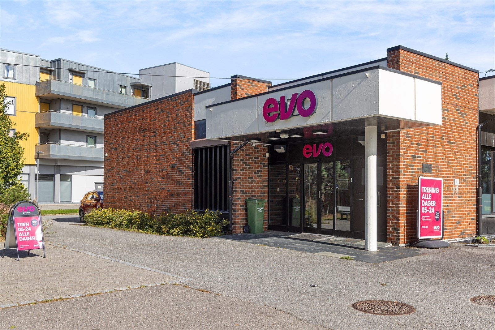 Like ved siden av Nannestad torg ligger Evo treningssenter. Galleribilde