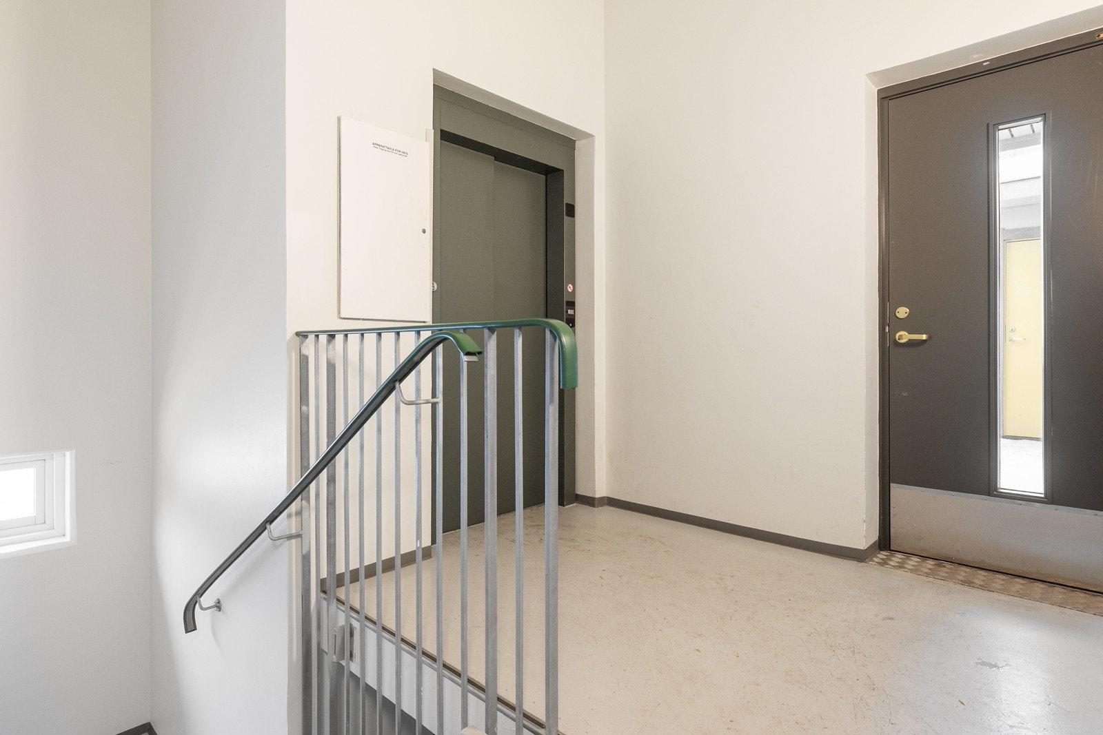 Det er heisadkomst i bygget. Galleribilde