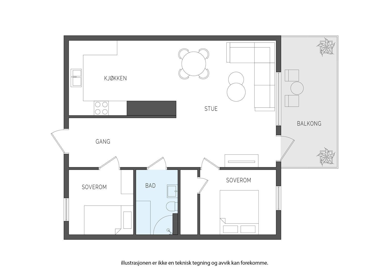 Plantegning. Galleribilde