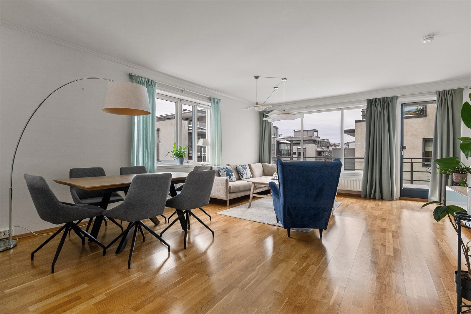 A-konto fjernvarme er inkludert i felleskostnadene. Galleribilde