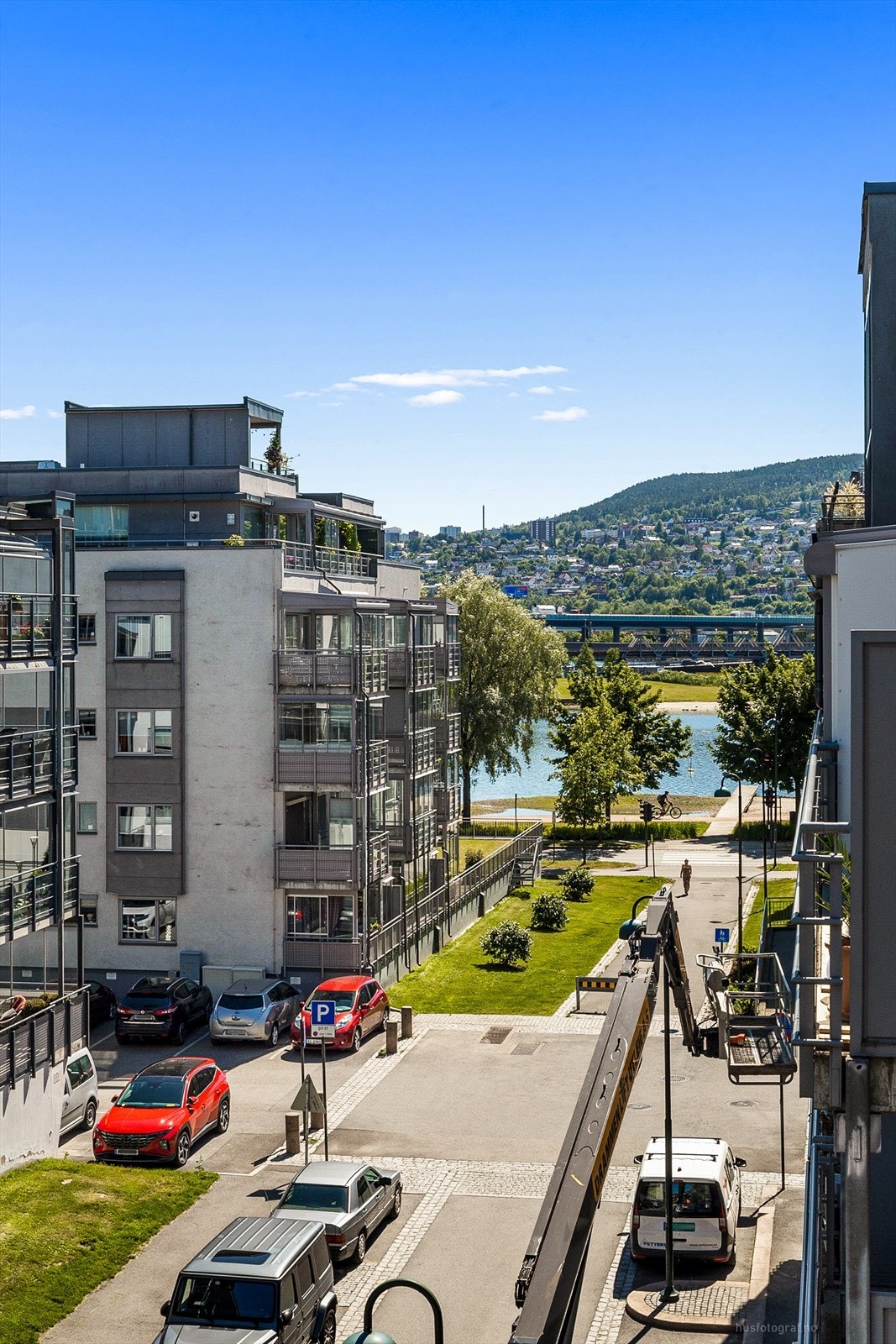 Beliggenheten i Drammen gir deg kort vei til elvepromenaden. Galleribilde