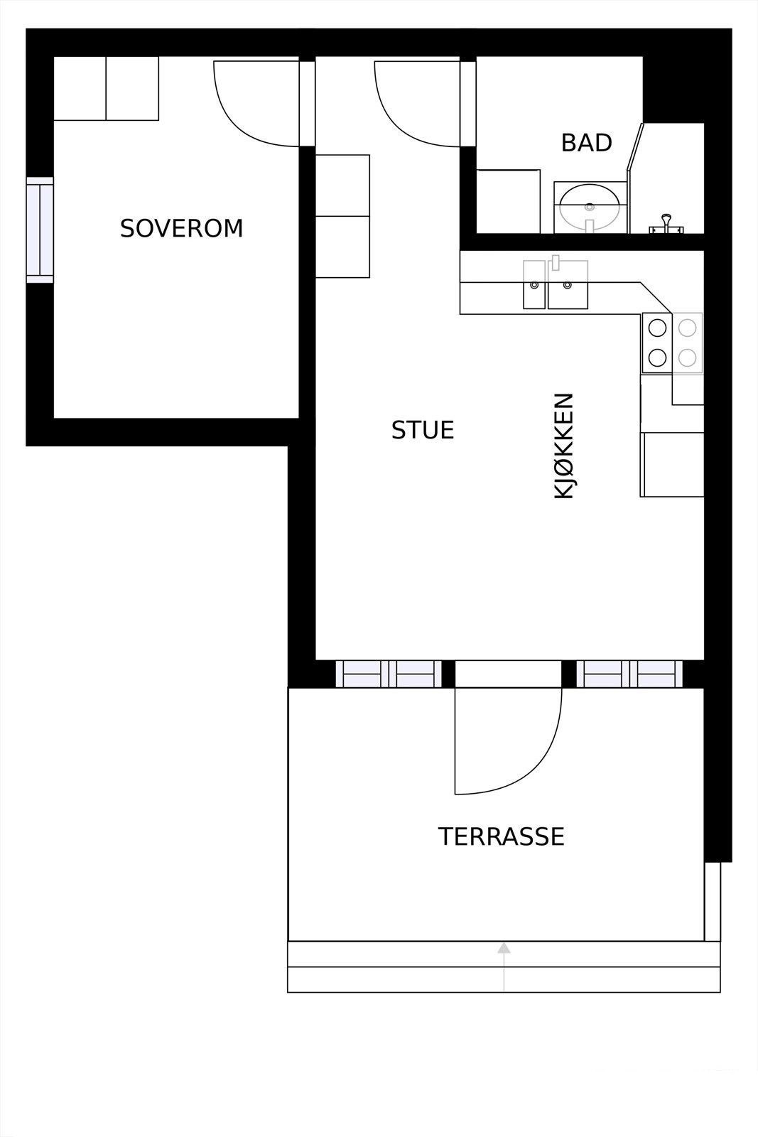 Plantegning Galleribilde