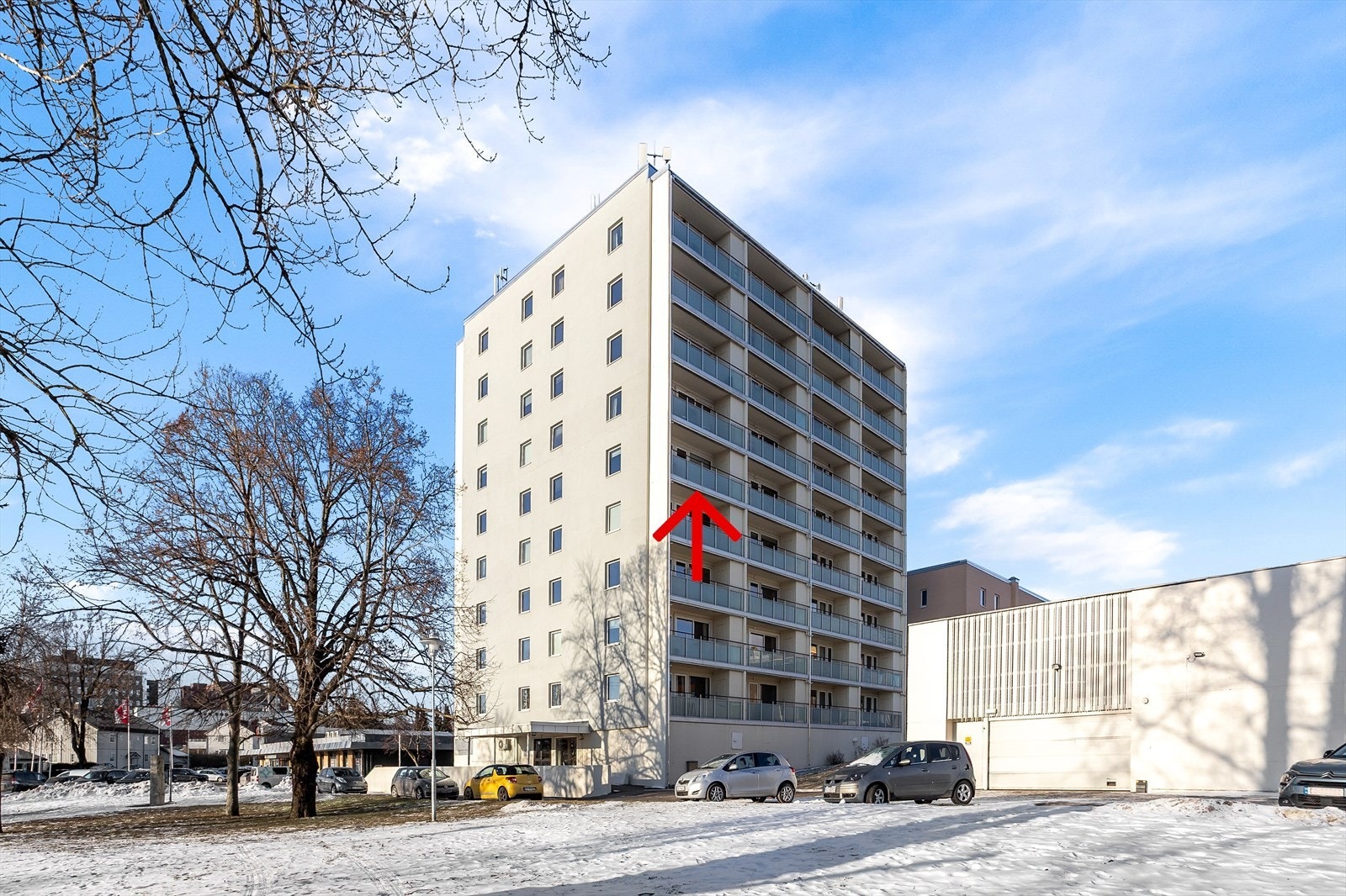 Leiligheten ligger i 5. etasje Galleribilde